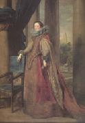 Anthony Van Dyck Presumed Portrait of the Marchesa Geromina Spinola-Doria of Genoa (mk05) oil on canvas